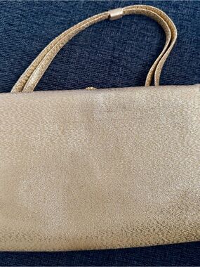 Vintage After Five Metallic Gold Evening Purse By Lowy & Mund
Decorative Clasp